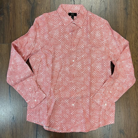 Clun room linen luxury button down SZ LG - Picture 1 of 3